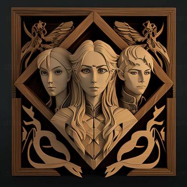 3D model Fire Emblem Three Houses game (STL)